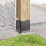 Vidaxl paonderstellen vierkant 12 st 141x141 mm gepoedercoat staal