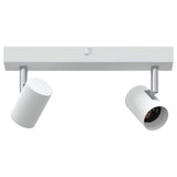 Vidaxl plafondspot met schijnwerpers wit 26 x 6,5 x 11,5 cm metaal
