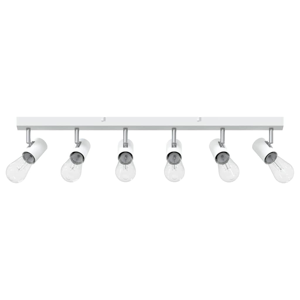 Vidaxl plafondspot met schijnwerpers wit 73 x 6,5 x 11,5 cm metaal