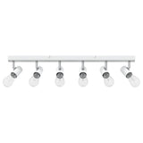 Vidaxl plafondspot met schijnwerpers wit 73 x 6,5 x 11,5 cm metaal