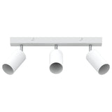 Vidaxl plafondspot met schijnwerpers wit 38 x 6 x 16 cm metaal