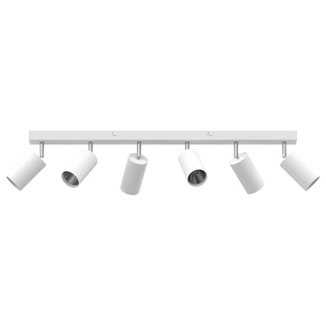 Vidaxl plafondspot met schijnwerpers wit 73 x 6 x 16 cm metaal