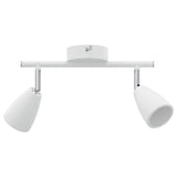 Vidaxl plafondspot met schijnwerpers wit 25.5 x 8 x 16 cm metaal