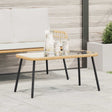Vidaxl salontafel bruin en zwart 90 x 45 x 43 cm poly rattan