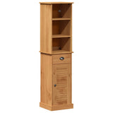 Vidaxl badkamermeubelset vigo 2 st bruin en honingbruin