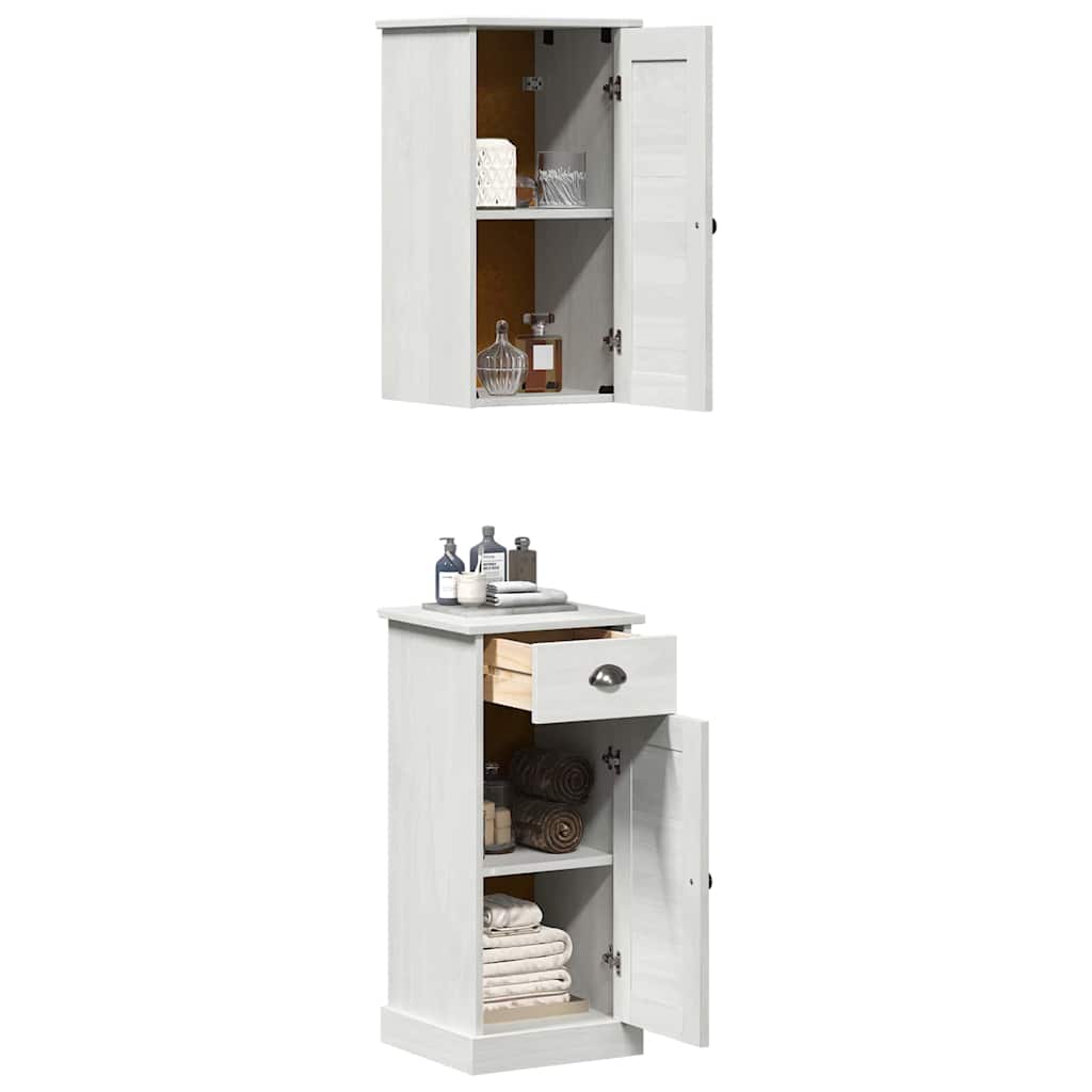 Vidaxl badkamerkast vigo 2 st wit en antiek wit 37 x 34 x 80 cm