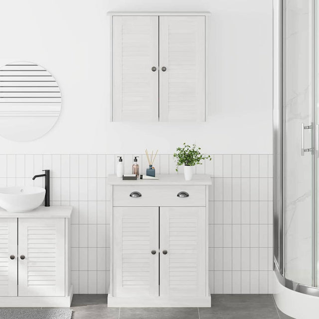 Vidaxl badkamermeubelset vigo 2 st wit en antiek wit 67,5 x 34 x 80 cm