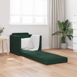 Vidaxl slaapbank donkergroen 74 x 77 x 81 cm fluweel