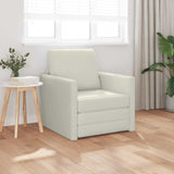 Vidaxl slaapbank crème 74 x 77 x 81 cm fluweel
