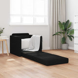 Vidaxl slaapbank zwart 74 x 77 x 81 cm stof