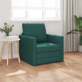 Vidaxl slaapbank donkergroen 74 x 77 x 81 cm stof