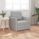 Vidaxl slaapbank wolkengrijs 74 x 77 x 81 cm stof
