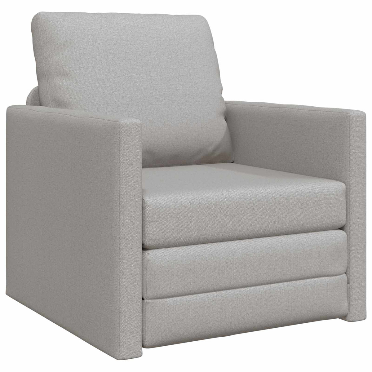 Vidaxl slaapbank wolkengrijs 74 x 77 x 81 cm stof