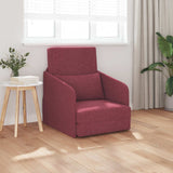 Vidaxl slaapbank wijnrood 65 x 80 x 83 cm stof