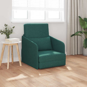 Vidaxl slaapbank donkergroen 65 x 80 x 83 cm stof