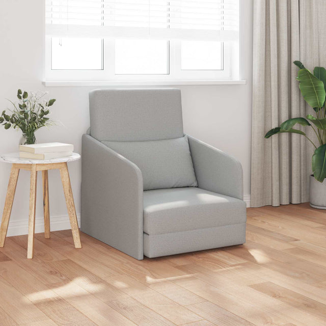 Vidaxl slaapbank wolkengrijs 65 x 80 x 83 cm stof