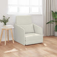 Vidaxl slaapbank crème 65 x 80 x 83 cm fluweel