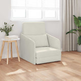 Vidaxl slaapbank crème 65 x 80 x 83 cm fluweel