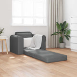 Vidaxl slaapbank donkergrijs 98 x 71 x 83 cm stof