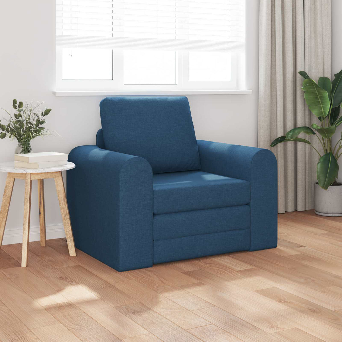 Vidaxl slaapbank blauw 98 x 71 x 83 cm stof