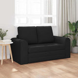 Vidaxl slaapbank zwart 148 x 71 x 83 cm stof