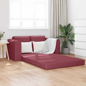 Vidaxl slaapbank wijnrood 148 x 71 x 83 cm stof
