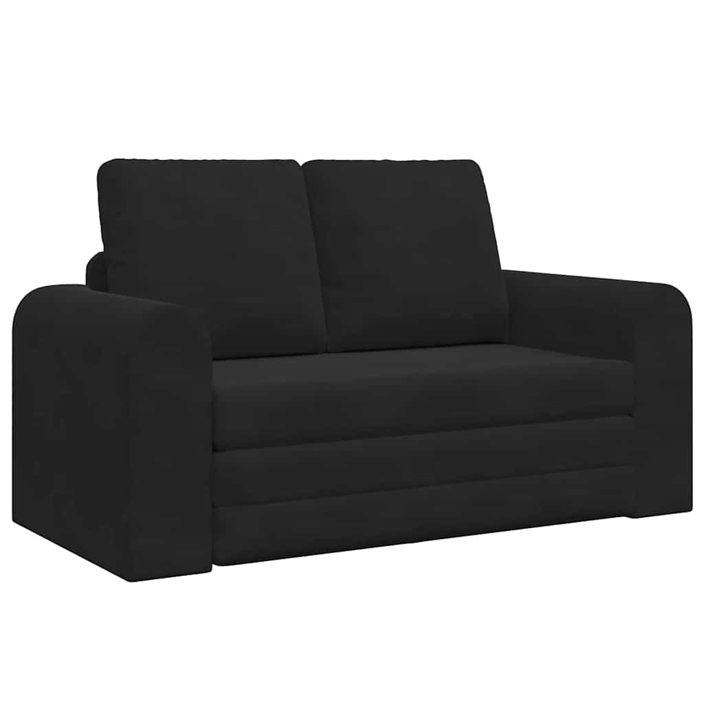 Vidaxl slaapbank zwart 148 x 71 x 83 cm fluweel