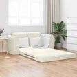 Vidaxl slaapbank crème 148 x 71 x 83 cm fluweel