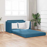 Vidaxl slaapbank blauw 124 x 71 x 78 cm fluweel
