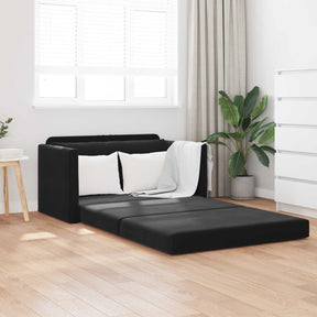 Vidaxl slaapbank zwart 124 x 71 x 78 cm fluweel