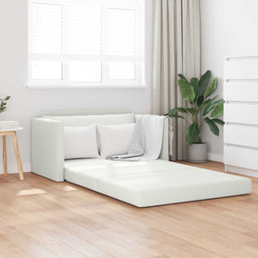 Vidaxl slaapbank wit 124 x 71 x 78 cm kunstleer