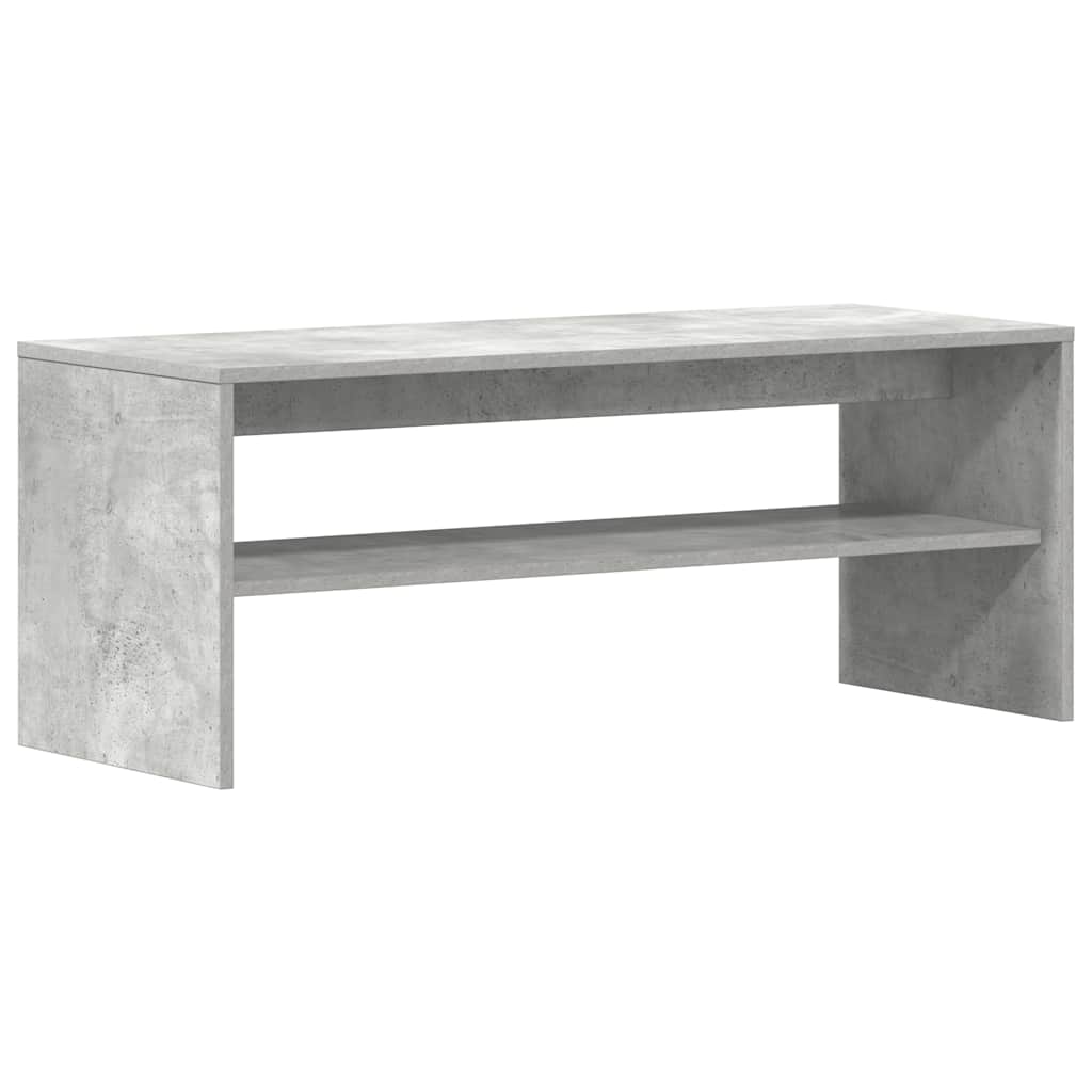 Vidaxl tv-meubel 100x40x40 cm bewerkt hout betongrijs