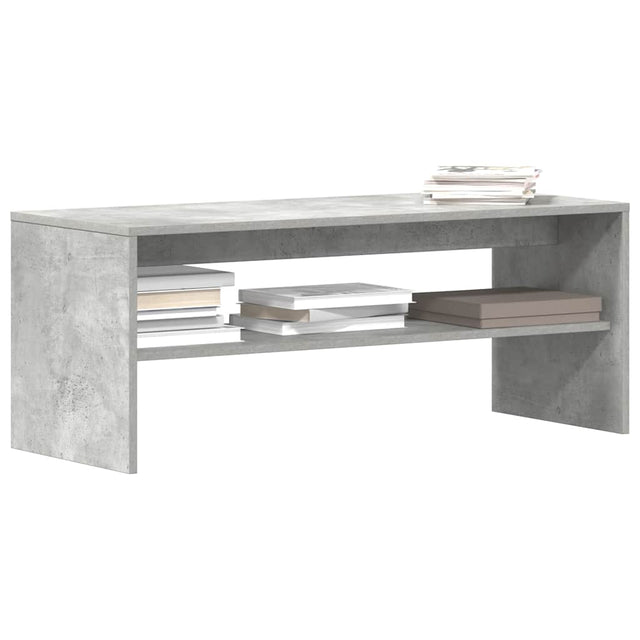 Vidaxl tv-meubel 100x40x40 cm bewerkt hout betongrijs