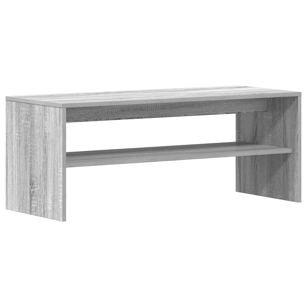 Vidaxl tv-meubel 100x40x40 cm bewerkt hout grijs sonoma eikenkleurig