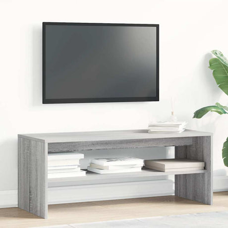 Vidaxl tv-meubel 100x40x40 cm bewerkt hout grijs sonoma eikenkleurig
