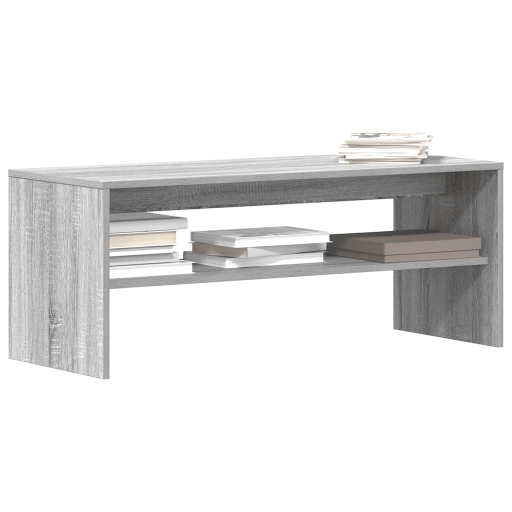Vidaxl tv-meubel 100x40x40 cm bewerkt hout grijs sonoma eikenkleurig