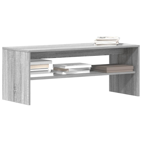 Vidaxl tv-meubel 100x40x40 cm bewerkt hout grijs sonoma eikenkleurig