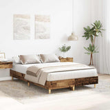 Vidaxl bedframe zonder matras 120x200 cm spaanplaat bewerkt hout
