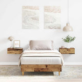 Vidaxl bedframe zonder matras 90x200 cm spaanplaat bewerkt hout