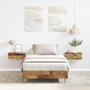 Vidaxl bedframe zonder matras 90x200 cm spaanplaat bewerkt hout