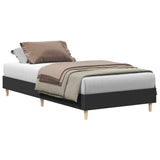 Vidaxl bedframe zonder matras 90x190 cm spaanplaat zwart