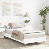 Vidaxl bedframe zonder matras 75x190 cm spaanplaat wit