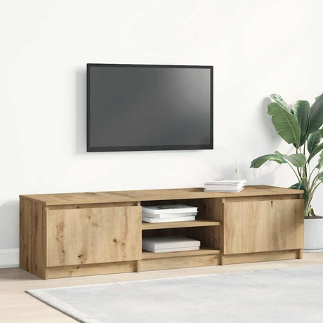 Vidaxl tv-meubel 140x40x36 cm bewerkt hout artisanaal eikenkleurig