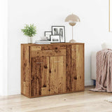 Vidaxl dressoir 88x30x70 cm spaanplaat oud hout