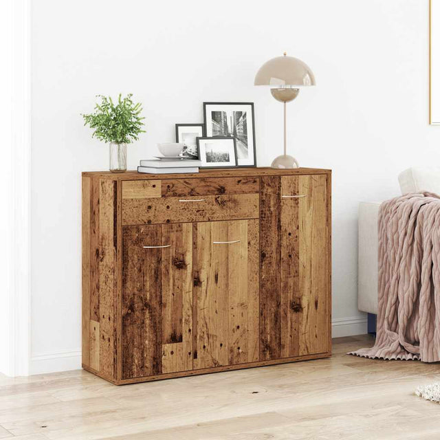 Vidaxl dressoir 88x30x70 cm spaanplaat oud hout