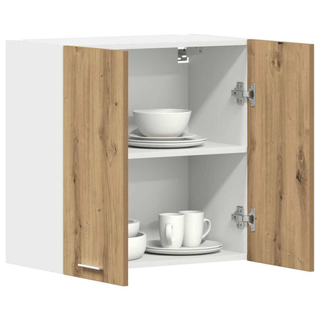 Vidaxl keukenbovenkast lyon 60x31x60 cm ambachtelijk eikenkleurig