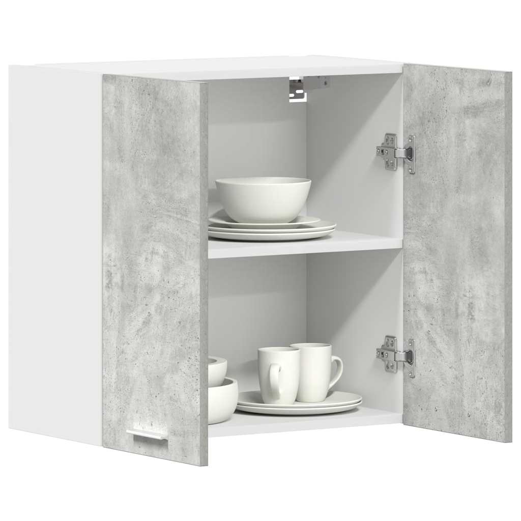 Vidaxl keukenbovenkast 60x31x60 cm spaanplaat betongrijs