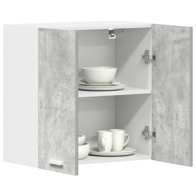 Vidaxl keukenbovenkast 60x31x60 cm spaanplaat betongrijs