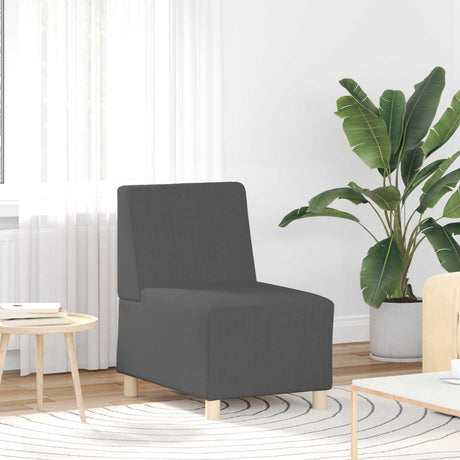 Vidaxl | modulaire bankeenheid armlos | donkergrijs 55 x 74 x 82 cm