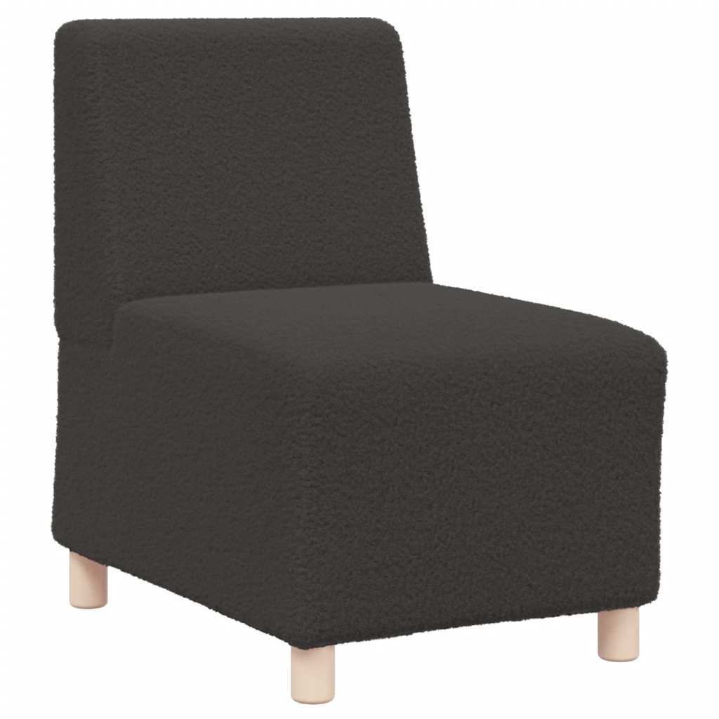 Vidaxl modulaire bank zonder armleuningen donkergrijs 55 cm
